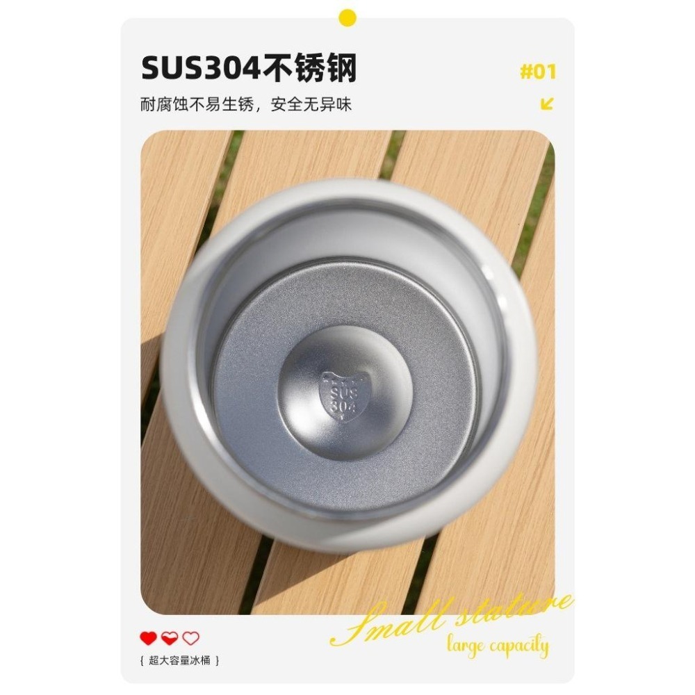 SITARAYURI雙飲式冰桶1200m/1500ml 304不鏽鋼大容量保溫杯 手提雙飲式杯蓋冰霸杯 彩色保溫保冷水壺-細節圖7