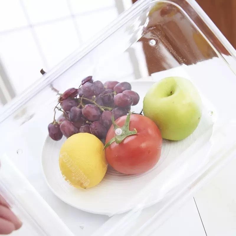 Tritan材質保鮮盒 方型透明便當盒 食品級PP密封盒蓋食物保鮮盒 冷藏食物保鮮盒 透明收納盒 可微波Tritan餐盒-細節圖5