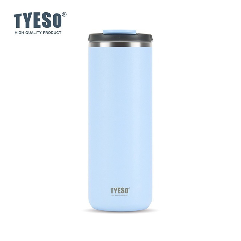 TYESO 泰碩保溫杯 咖啡杯600ml/750ml 304不鏽鋼輕巧隨行杯 環保防漏車載咖啡杯 翻蓋直身不鏽鋼保溫杯-規格圖9
