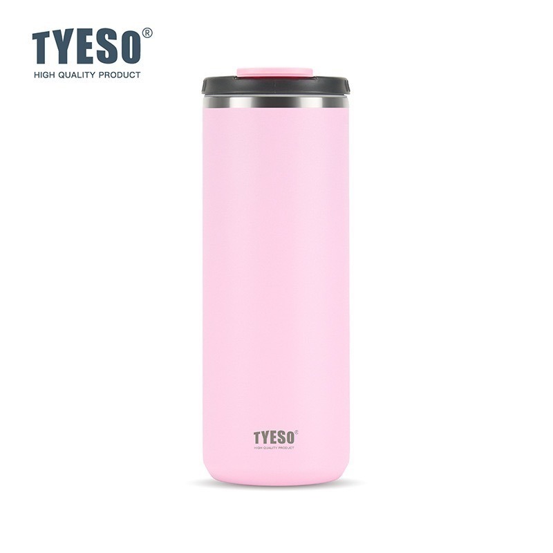 TYESO 泰碩保溫杯 咖啡杯600ml/750ml 304不鏽鋼輕巧隨行杯 環保防漏車載咖啡杯 翻蓋直身不鏽鋼保溫杯-規格圖9
