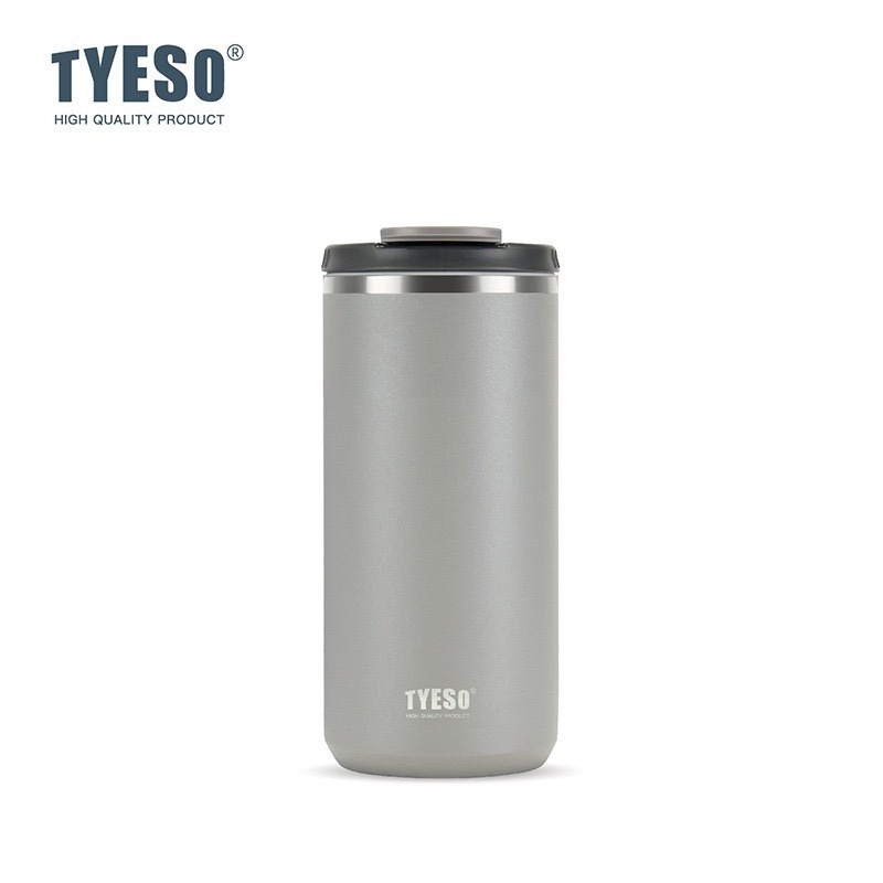TYESO 泰碩保溫杯 咖啡杯600ml/750ml 304不鏽鋼輕巧隨行杯 環保防漏車載咖啡杯 翻蓋直身不鏽鋼保溫杯-規格圖9