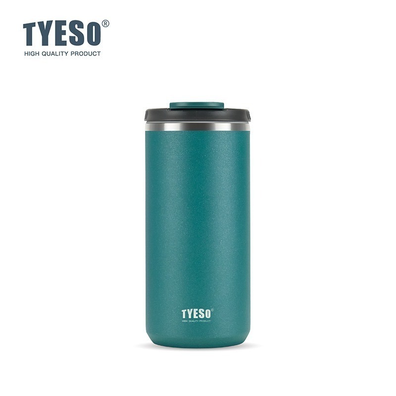 TYESO 泰碩保溫杯 咖啡杯600ml/750ml 304不鏽鋼輕巧隨行杯 環保防漏車載咖啡杯 翻蓋直身不鏽鋼保溫杯-規格圖9