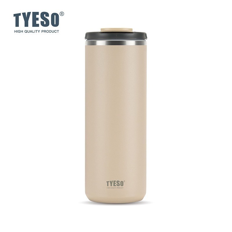 TYESO 泰碩保溫杯 咖啡杯600ml/750ml 304不鏽鋼輕巧隨行杯 環保防漏車載咖啡杯 翻蓋直身不鏽鋼保溫杯-規格圖9