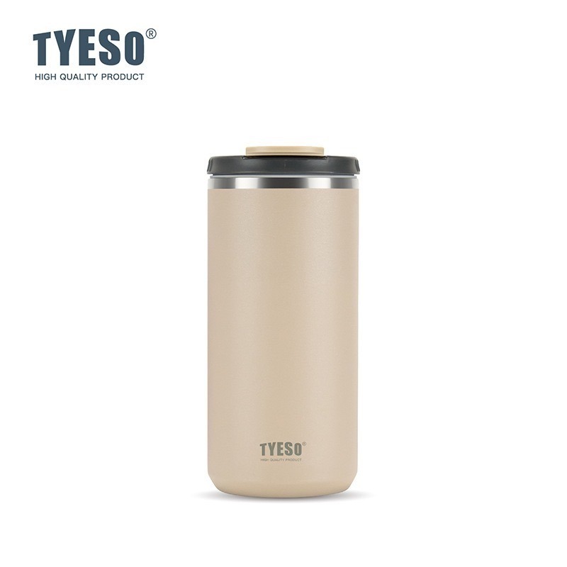 TYESO 泰碩保溫杯 咖啡杯600ml/750ml 304不鏽鋼輕巧隨行杯 環保防漏車載咖啡杯 翻蓋直身不鏽鋼保溫杯-規格圖9