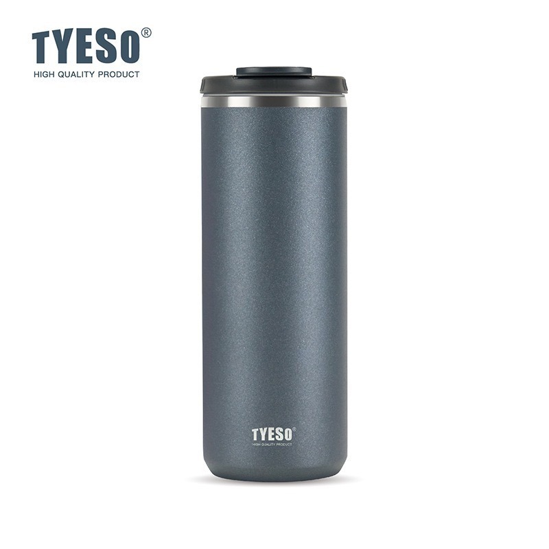 TYESO 泰碩保溫杯 咖啡杯600ml/750ml 304不鏽鋼輕巧隨行杯 環保防漏車載咖啡杯 翻蓋直身不鏽鋼保溫杯-規格圖9