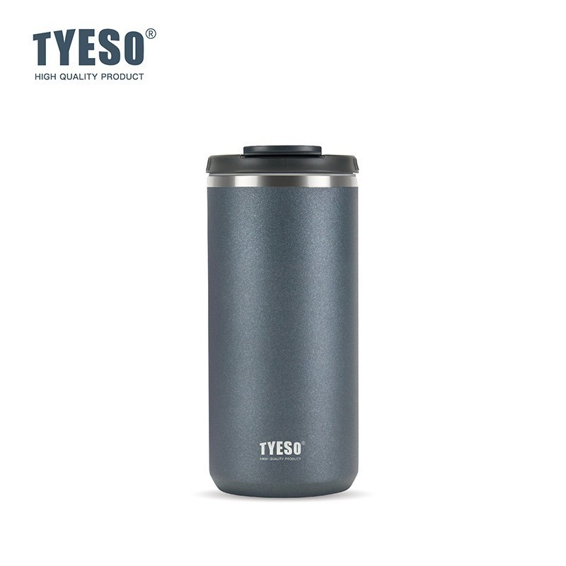 TYESO 泰碩保溫杯 咖啡杯600ml/750ml 304不鏽鋼輕巧隨行杯 環保防漏車載咖啡杯 翻蓋直身不鏽鋼保溫杯-規格圖9