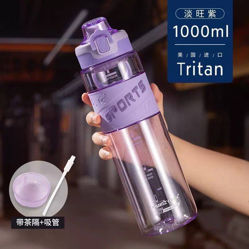 索爾提手運動手杯 美國進口Tritan安全鎖設計彩色透明運動水壺 戶外便攜水壺 防摔塑膠健身水杯 學生彈蓋水壺 太空杯-規格圖10