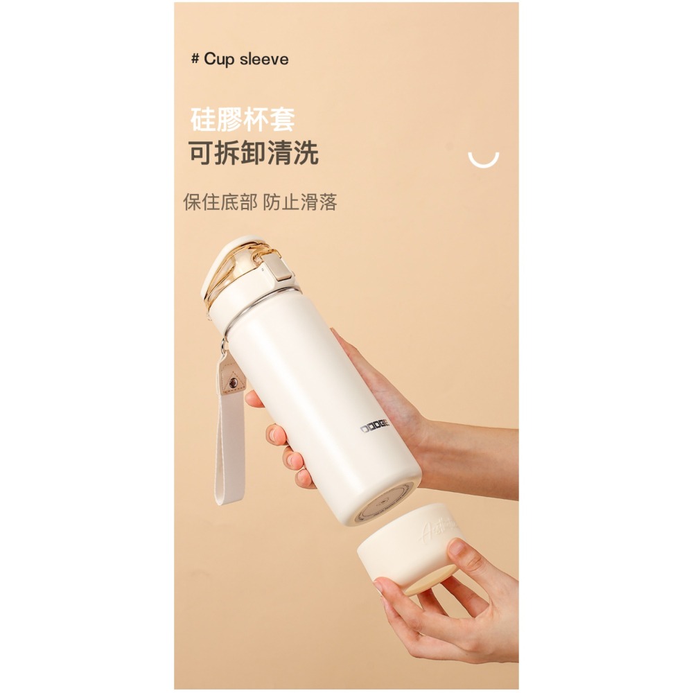 DODGE 道奇尚品隨行杯600ml 316不鏽鋼運動保溫杯一鍵彈蓋便攜手提戶外休閑運動保溫杯 學生保溫杯 健身車載杯-細節圖5