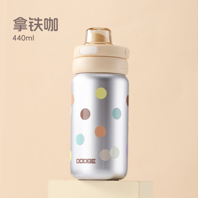 DODGE 道奇小清新雙飲杯 440ml/560ml 316不鏽鋼戶外運動保溫杯防漏安全卡扣保溫杯 隱藏便攜環保溫杯-規格圖11