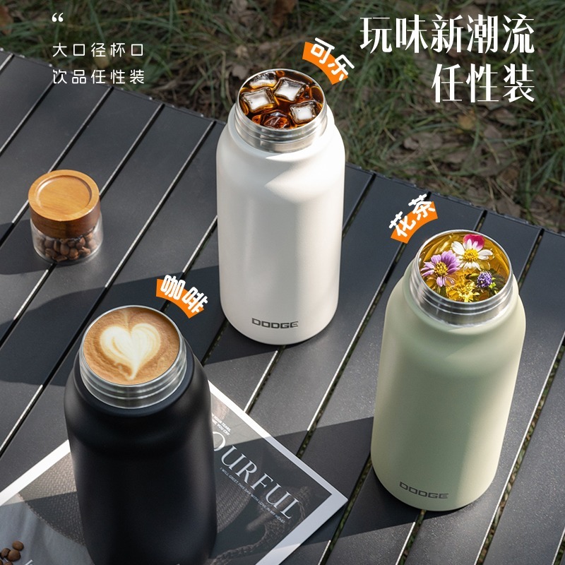 DODGE 道奇樂動跳蓋保溫杯1300ml/1700ml 316不鏽鋼戶外運動大容量保溫杯 防漏安全鎖手提便攜環保水壺-細節圖8