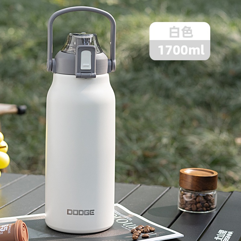 DODGE 道奇樂動跳蓋保溫杯1300ml/1700ml 316不鏽鋼戶外運動大容量保溫杯 防漏安全鎖手提便攜環保水壺-規格圖11