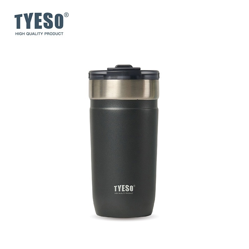 新款 TYESO 泰碩不鏽鋼保溫杯550ml/710ml 304不鏽鋼大容量保溫杯防漏旋轉杯蓋辦公便攜咖啡杯車載杯露營杯-規格圖8