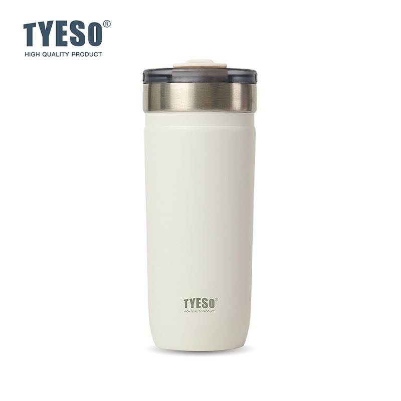 新款 TYESO 泰碩不鏽鋼保溫杯550ml/710ml 304不鏽鋼大容量保溫杯防漏旋轉杯蓋辦公便攜咖啡杯車載杯露營杯-規格圖8