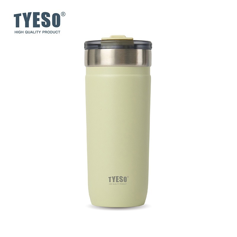 新款 TYESO 泰碩不鏽鋼保溫杯550ml/710ml 304不鏽鋼大容量保溫杯防漏旋轉杯蓋辦公便攜咖啡杯車載杯露營杯-規格圖8