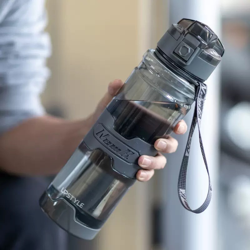 UPSTYLE運動水壺透明系列 tritan進口材質 時尚運動水壺 大容量水壺隨身瓶 直飲式水壺交換禮物便攜水壺健身水壺-細節圖7