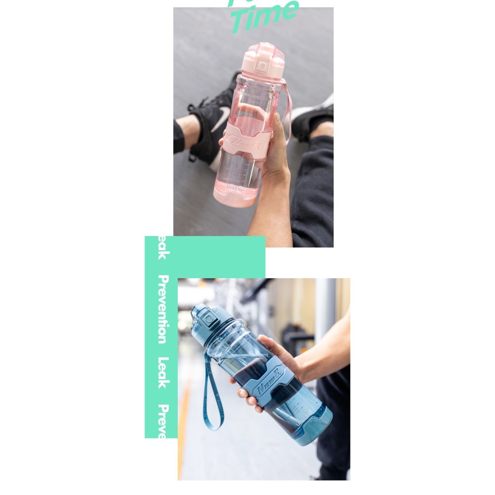 UPSTYLE運動水壺透明系列 tritan進口材質 時尚運動水壺 大容量水壺隨身瓶 直飲式水壺交換禮物便攜水壺健身水壺-細節圖8