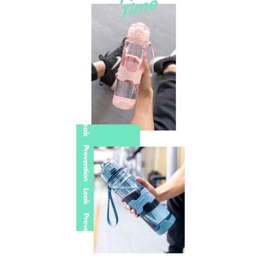 【限時購】UPSTYLE運動水壺透明系列 tritan進口材質 時尚運動水壺 大容量隨身瓶 直飲式水壺便攜水壺健身水壺-細節圖8