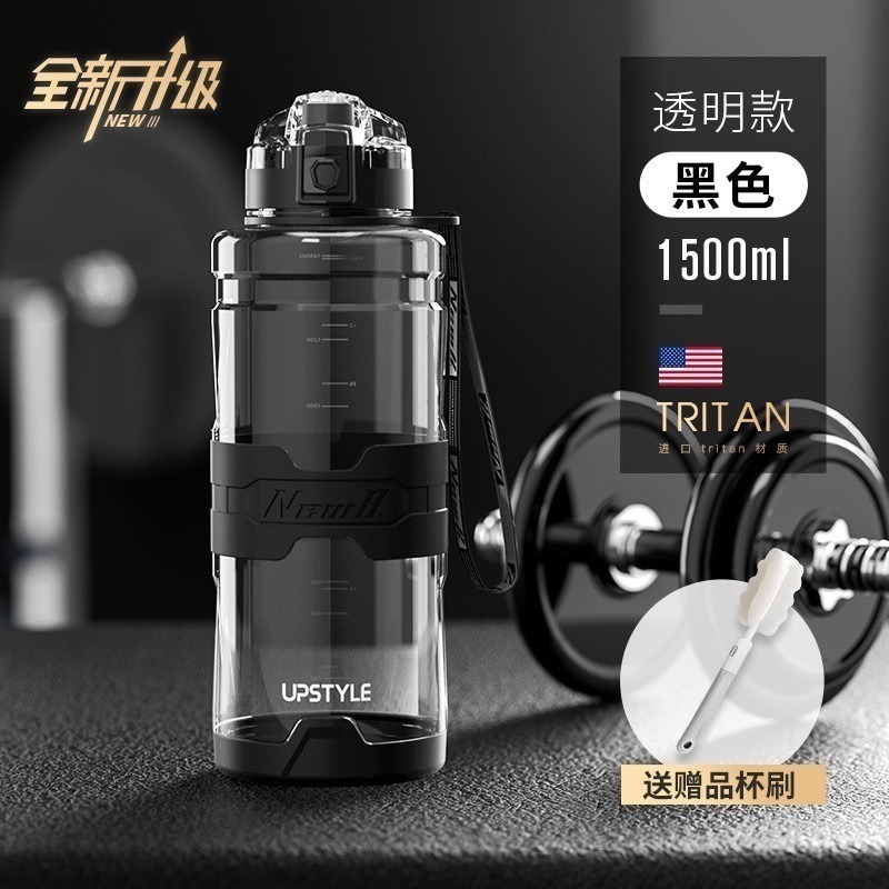 【限時購】UPSTYLE運動水壺透明系列 tritan進口材質 時尚運動水壺 大容量隨身瓶 直飲式水壺便攜水壺健身水壺-規格圖11