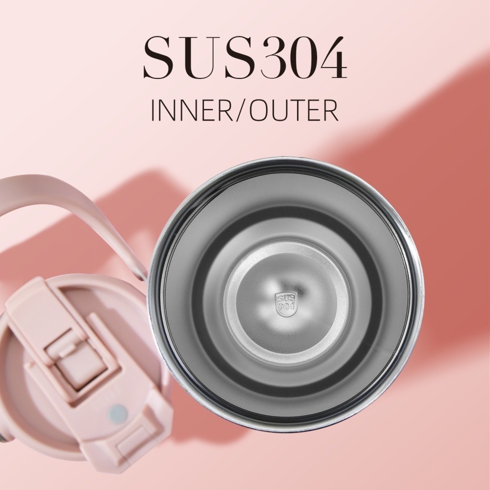 新款速發 TYESO花卉系列雙飲手提冰霸杯 900ml提手吸管保溫杯 雙飲式冰霸杯 防漏環保咖啡杯 保溫保冷隨行車載杯-細節圖3