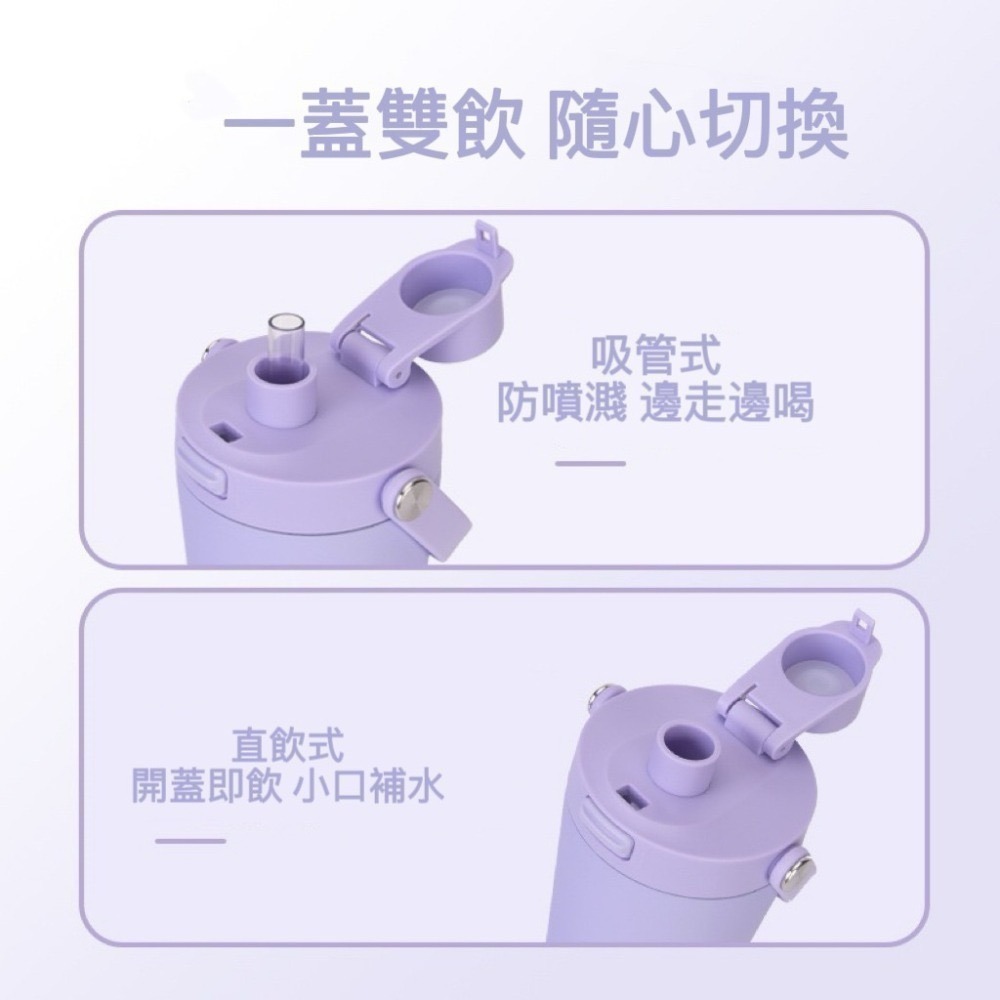 【限時購】麥果新款830ml雙飲304不鏽鋼陶瓷塗層保溫杯 一鍵開蓋冰霸杯大象杯 提手伸縮吸管珍奶杯 環保咖啡杯隨行杯-細節圖5