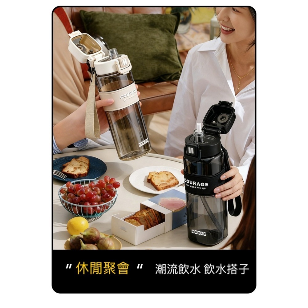 【限時購】道奇正棱tritan運動雙飲水壺 590ml/820ml手提運動水壺 健身隨身水杯 戶外運動隨身壺 環保水壺-細節圖10