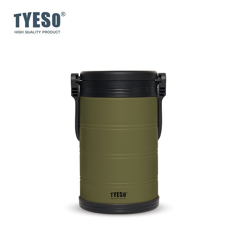 新品TYESO大容量不鏽鋼保溫桶5L/6.6L大容量冰桶戶外便攜式可折叠提手保冷壺 大容量車載露營旅行保溫保冷壺 冰塊桶-規格圖11