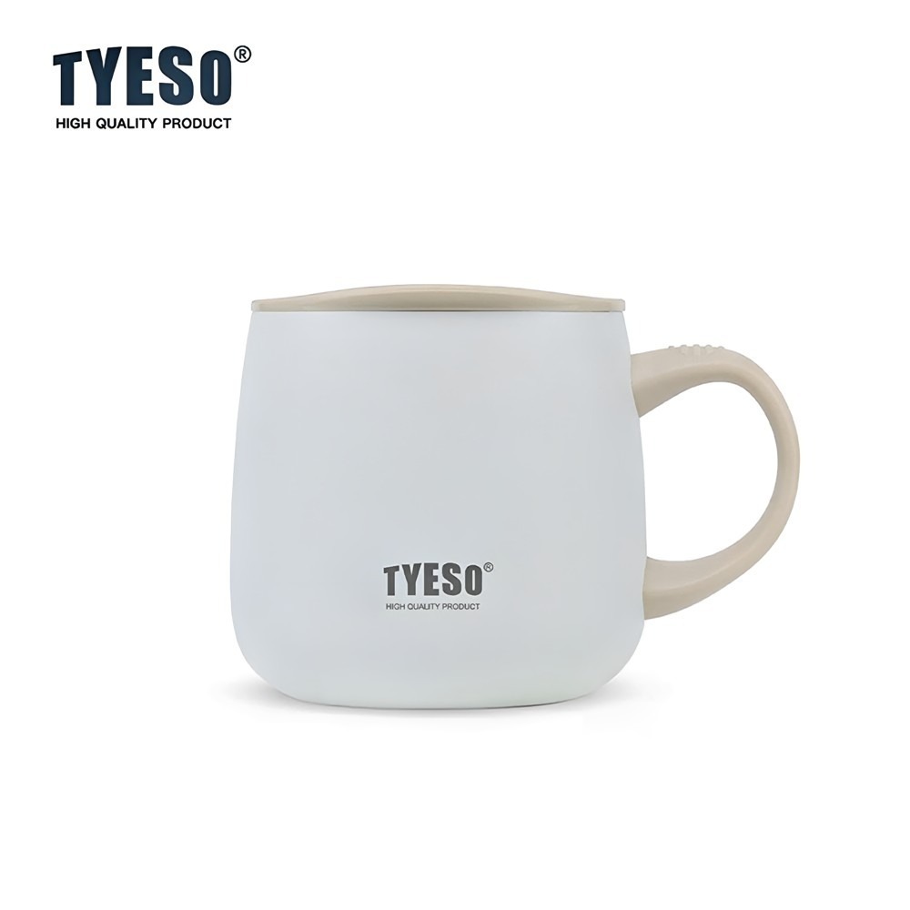TYESO 新品 泰碩大肚馬克杯陶瓷內膽355ml 304不鏽鋼保溫杯高顏值陶瓷涂層內膽咖啡杯 帶蓋高顏值茶杯咖啡杯-規格圖8