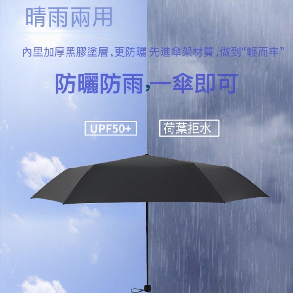 115cm超輕安全式防回彈自動傘 簡約黑膠防紫外線太陽傘 超大晴雨傘兩用UPF50+ 日式簡約自動防曬傘-細節圖9