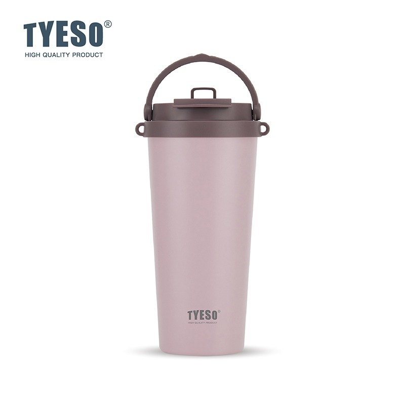 泰碩諾迪咖啡杯400ml/500ml/620ml 陶瓷涂層內膽隨行杯 雙飲式可折叠提手不鏽鋼杯 伸縮彈跳吸管保溫杯-規格圖8