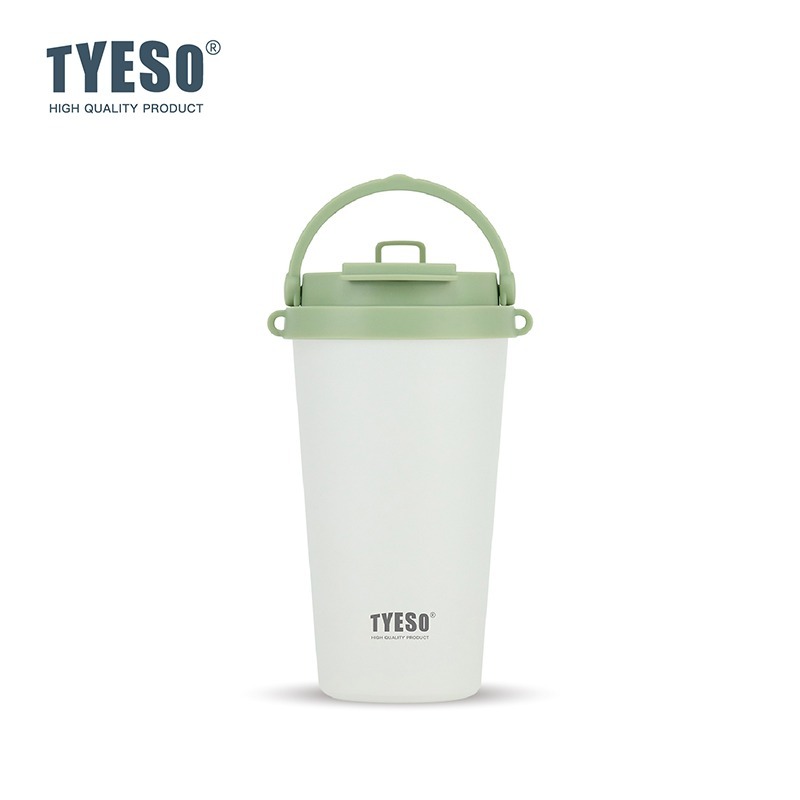 泰碩諾迪咖啡杯400ml/500ml/620ml 陶瓷涂層內膽隨行杯 雙飲式可折叠提手不鏽鋼杯 伸縮彈跳吸管保溫杯-規格圖8