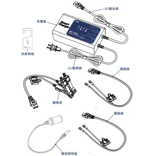 送收納袋Mashin麻新 BC-1000 智慧型藍芽鉛酸鋰鐵電池SC-600鉛酸電池SC-800機車汽車鉛酸電瓶充電機-細節圖2