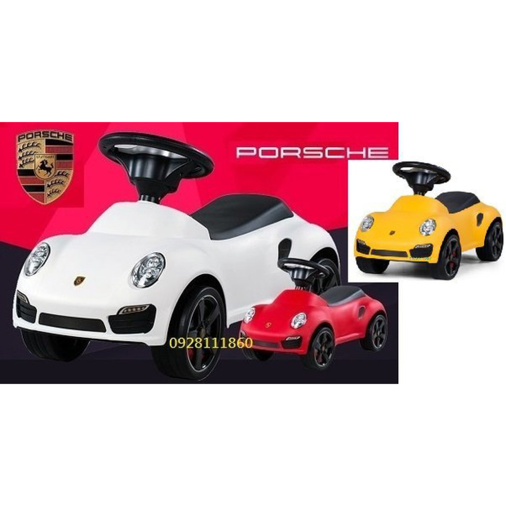 保時捷授權PORSCHE 911Turbo S嚕嚕車助步車學步車滑步車RASTAR星輝玩具車push bike-細節圖2