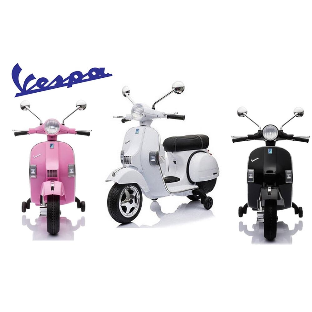 現折200元Vespa 原廠授權義大利偉士牌電動玩具車 兒童超跑電動速克達兒童騎乘電動機車電動摩托車px150玩具車羅馬-細節圖2