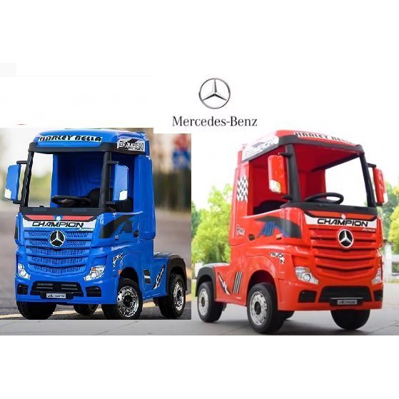 賓士Benz授權Actros TRUCK童車2.4G遙控卡車貨車聯結車拖車頭兒童電動車貨車HL358 電池 電瓶 充電器-細節圖2