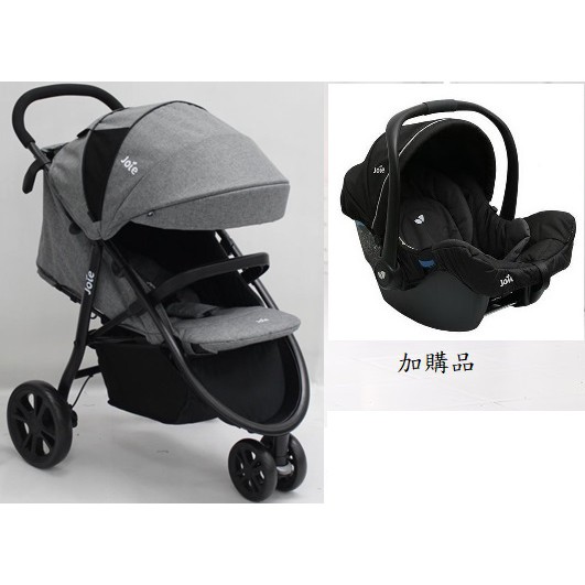 免運送雨罩joie奇哥Litetrax豪華休旅推車秒收嬰兒車手推車三輪嬰兒推車-細節圖2