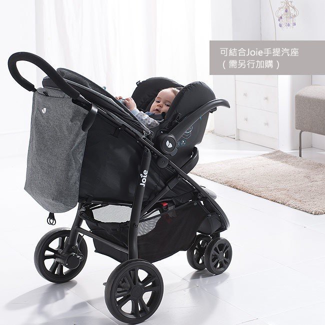 免運送雨罩joie奇哥Litetrax豪華休旅推車秒收嬰兒車手推車三輪嬰兒推車-細節圖4