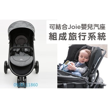 免運送贈品~~Litetrax豪華休旅推車送雨罩joie新款JBB81900A奇哥秒收嬰兒車手推車三輪嬰兒推車-細節圖3