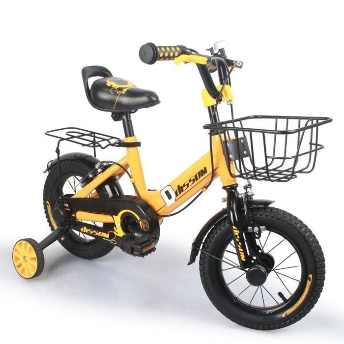 親親CHING-CHING12吋12＂ 小淑女小蜜蜂兒童腳踏車 童車兒童自行車滑步車划步車淑女車橡膠胎充氣胎打氣胎輔助輪-細節圖3