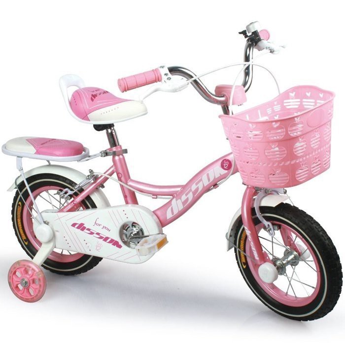 親親CHING-CHING12＂12吋 小淑女小蜜蜂兒童腳踏車 童車兒童自行車滑步車划步車淑女車輔助輪橡膠胎充氣胎打氣胎-細節圖2