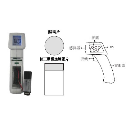 汽車烤漆導磁金屬專用膜厚計 磁性槍型塗層油漆 厚度計 膜厚儀 測厚儀chy113 chy-113漆膜儀漆膜儀漆面儀-細節圖2