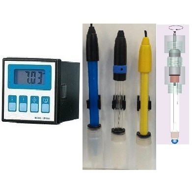 pH控制器ORP控制器HOTEC酸鹼度PH Controller氧化還原度分析儀PH-10C酸鹼度控制器PH值計水質指標-細節圖3