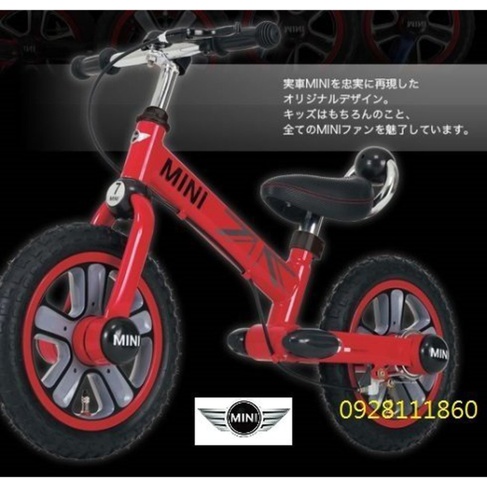 授權BMW MINI TIRST BIKE12吋滑步車平衡車兒童學習車划步車腳踏車first bikepush bike-細節圖2