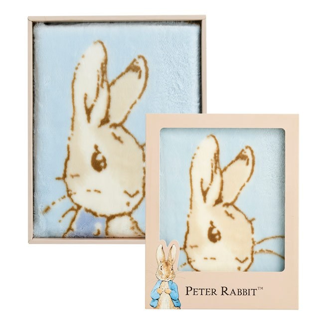 日本製奇哥JoiePeter Rabbit比得兔清新彼得兔幼兒毛毯禮盒PLB74000彼德兔比德兔絨毛毯藍色粉色彌月禮-細節圖3