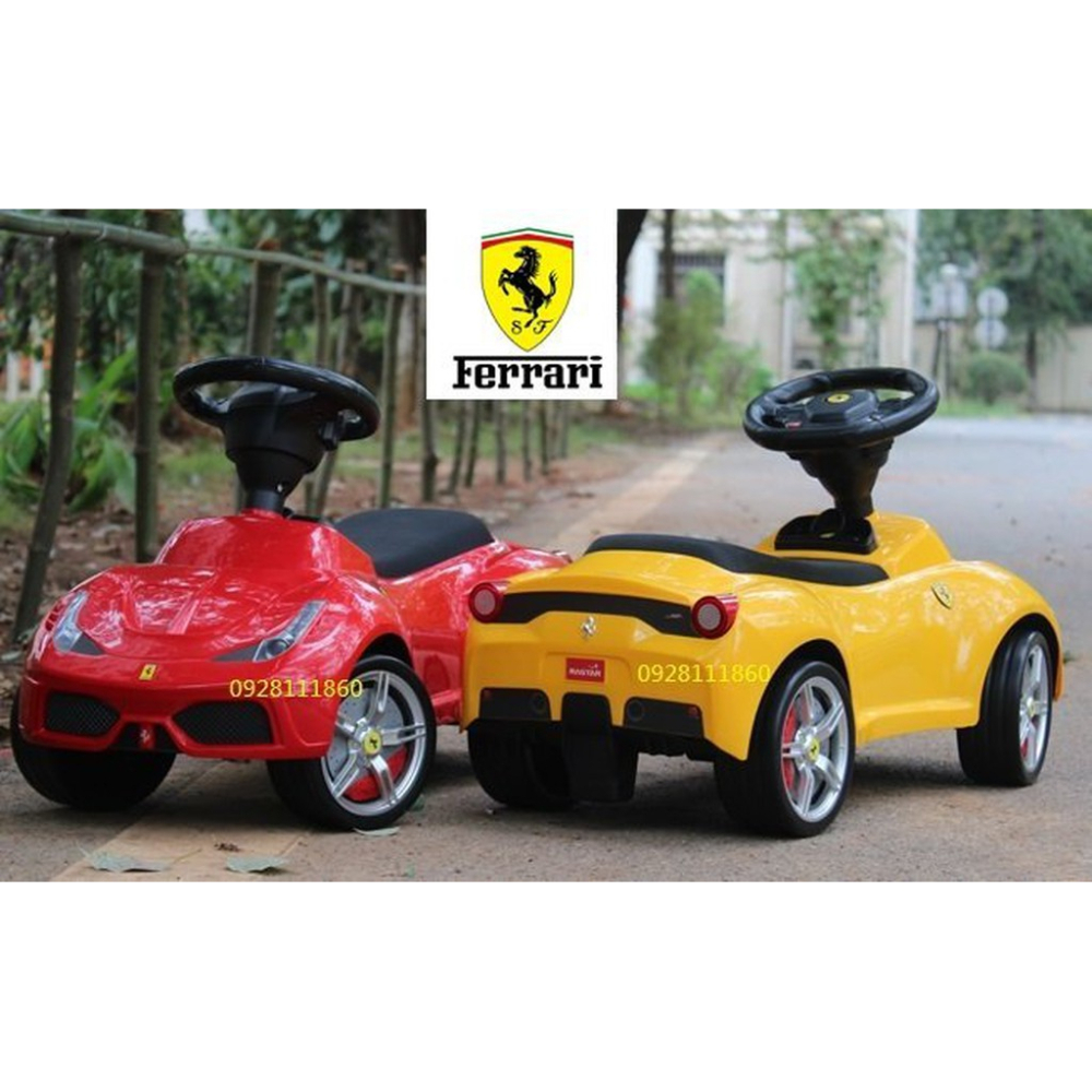 法拉利Ferrari 458原廠授權助步車學步車滑步車push bike玩具車嚕嚕車妞妞車滑板車黃色紅色