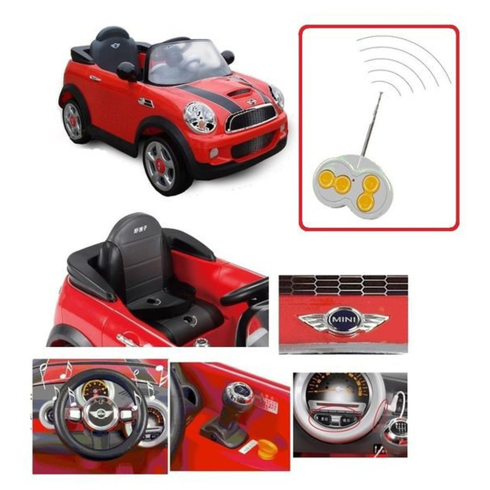 BMW授權Mini Cooper附搖控器兒童電動車兒童搖控電動車單驅單馬達雙驅雙馬達生日禮物小朋友生日禮物兒童超跑俱樂部-細節圖3