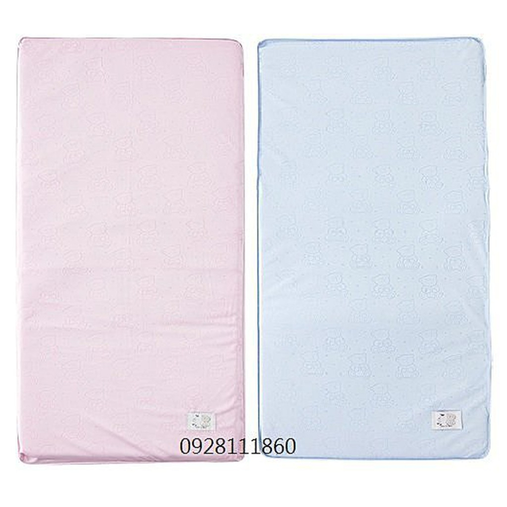 台灣製造奇哥冬夏兩用立體透氣床墊 嬰兒大床適用粉紅色粉藍色嬰兒床墊