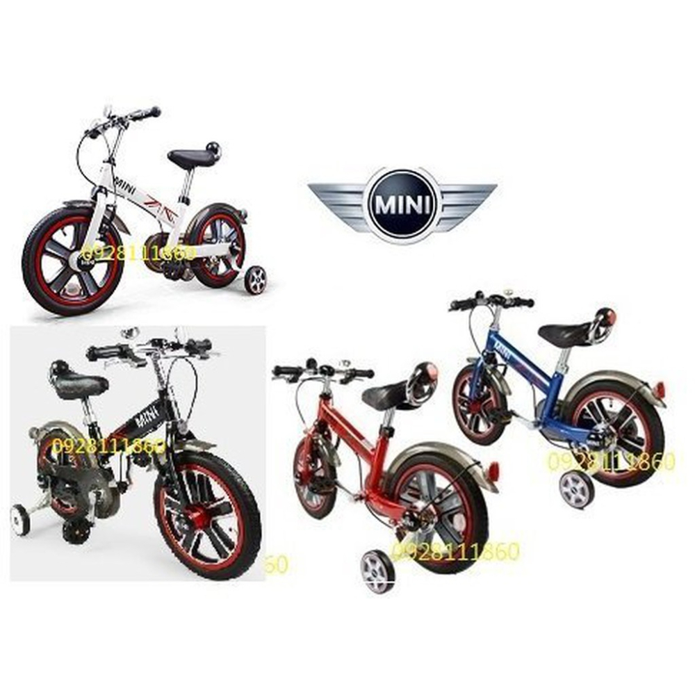 原廠授權BMW MINI COOPER KIDS BIKE 14＂ 14吋兒童腳踏車自行車童車紅色藍色白色黑色-細節圖2