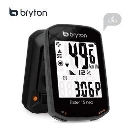 BRYTON Rider 15E GPS自行車訓練記錄器 Rider 15C GPS自行車紀錄儀含雙模智慧踏頻感測器