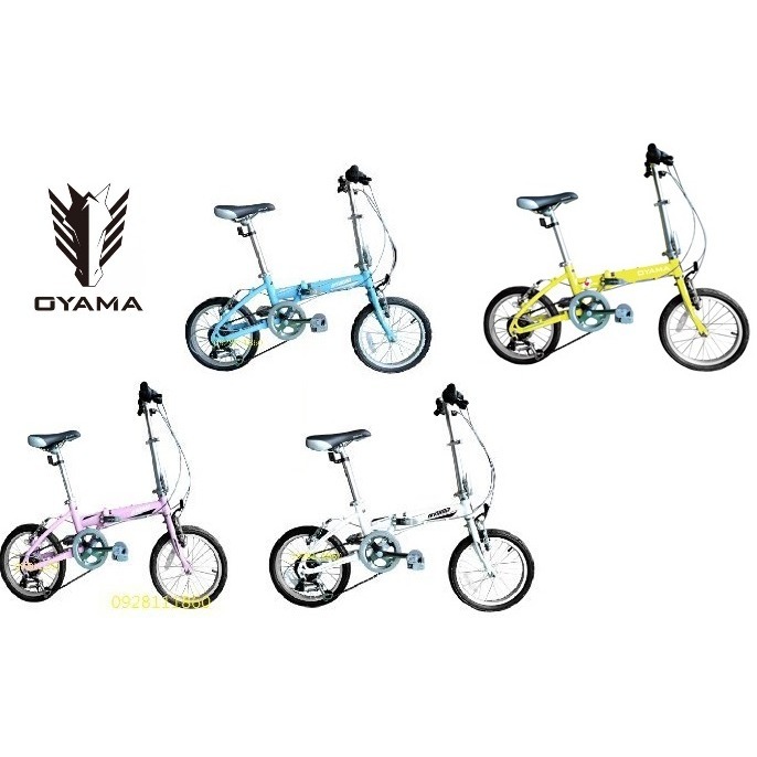 免運OYAMA神馬16 MINI歐亞馬16吋6段變速鋁合金折疊車小折小摺16’’摺疊車兒童腳踏車-細節圖3
