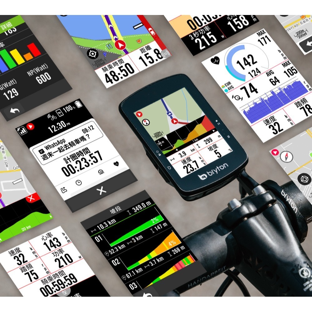 Bryton Rider S510E S510T GPS自行車錶 自行車碼錶 GPS碼錶-細節圖4